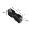 Suport 2x AA baterie cu mufa baterie de 9V - imagine 2