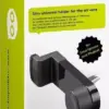 Suport auto universal pentru smartphone cu prindere la ventilatie Goobay - imagine 5