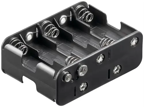 Suport baterii 10x AA R6 cu mufa Tip 9V 11469 Goobay