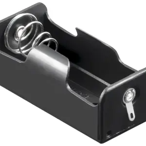 Suport baterii 1x C R14 cu Capete de lipire Goobay 12453