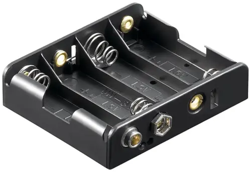 Suport baterii 4x AA R6 cu mufa de Tip 9V 11448 Goobay