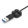 Suport cablu 1 locas in cruce Orico CBSX negru 23x23x10mm - imagine 3