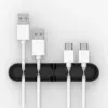 Suport cabluri 5 locasuri Orico CBS5 negru 96x20x12mm - imagine 2