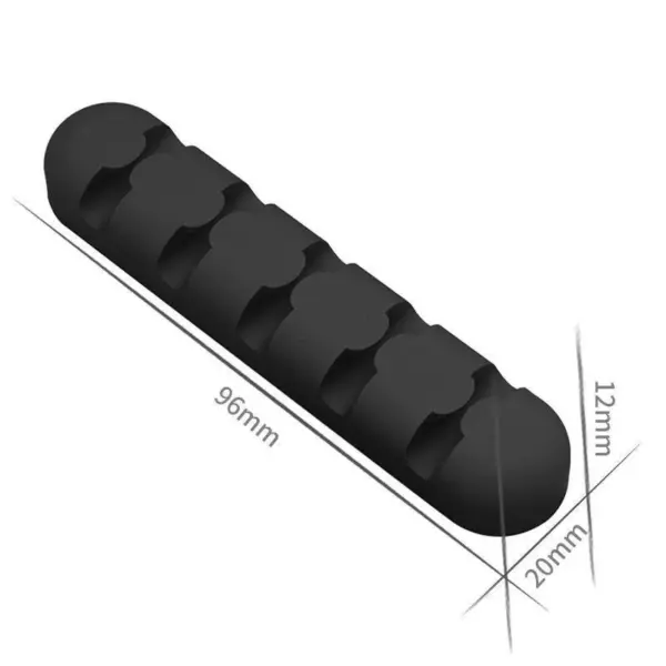 Suport cabluri 5 locasuri Orico CBS5 negru 96x20x12mm - imagine 4