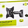 Suport LCD 43-107cm 30KG 1 brat negru GOOBAY - imagine 4