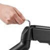 Suport monitor 13-27 inch VESA 75x75 100x100 Cabletech UCH0208-1 - imagine 18