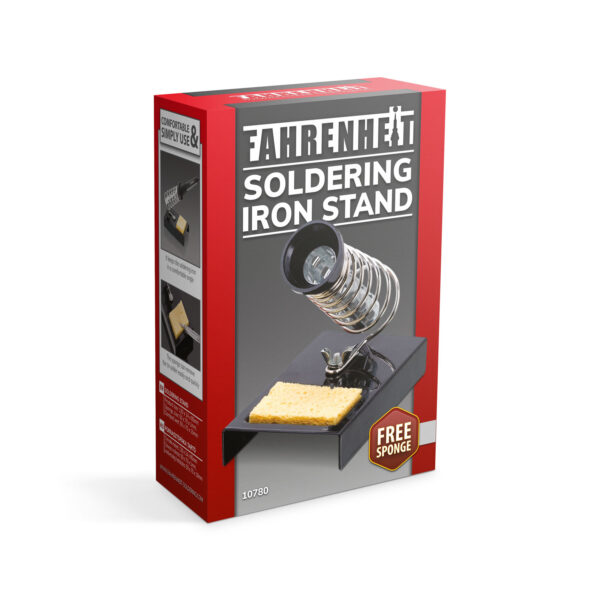 Suport pentru letconul de lipit si burete curatare varf 85x130 mm FAHRENHEIT 10780 - imagine 3