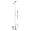 Suport pentru televizor LCD max 42 inch inclinabil cu prindere de plafon tavan Cabletech UCH0076A - imagine 2