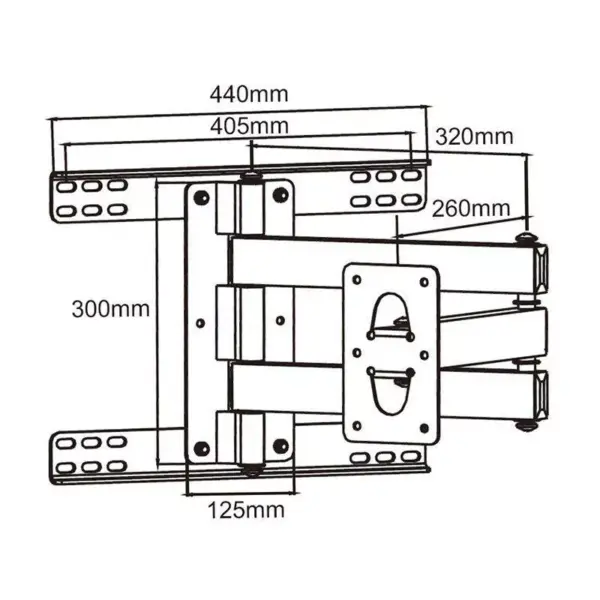Suport Plasma / LCD negru Cabletech - imagine 2