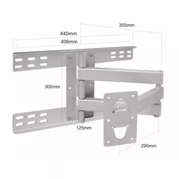 Suport Plasma / LCD negru Cabletech - imagine 3