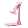 Suport reglabil de birou pentru telefon si tableta Choetech H88-PK-HW roz - imagine 2