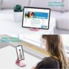 Suport reglabil de birou pentru telefon si tableta Choetech H88-PK-HW roz - imagine 9