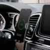 Suport telefon auto cu functie incarcare wireless QI inductiva Kruger&Matz - imagine 3