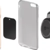 Suport telefon MAGNETIC cu ventuza pentru parbriz sau bordul auto Goobay - imagine 4