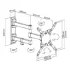 Suport universal LED TV 13-42 inch Cabletech - imagine 2