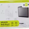 Suporti difuzoare universal 2buc Goobay pe perete regblabil 3.5kg alb - imagine 8