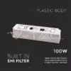 Sursa alimentare banda LED 12V 8A 100W IP67 V-TAC - imagine 4