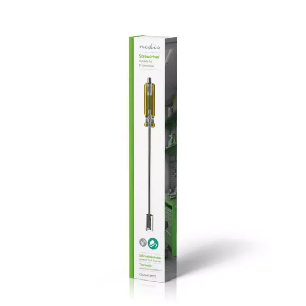 Surubelnita 2 in 1 cu conector F Nedis - imagine 3