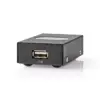Switch USB 2 porturi negru Nedis - imagine 2