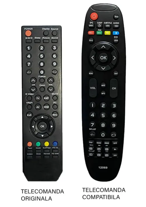 Telecomanda compatibila TV Axen AX022LS-T2 cod ER 1496 /MFY 1486 (23-1)