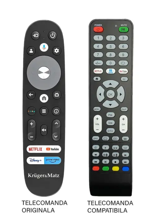 Telecomanda compatibila TV Kruger&Matz 0243-FHD cod ER 9473 /MFY 6122/ 8877 (473)