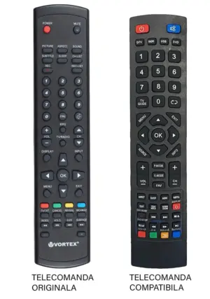 Telecomanda compatibila TV Vortex VLED-32T1D cod ER 1124 MFY 1114 (27-1)