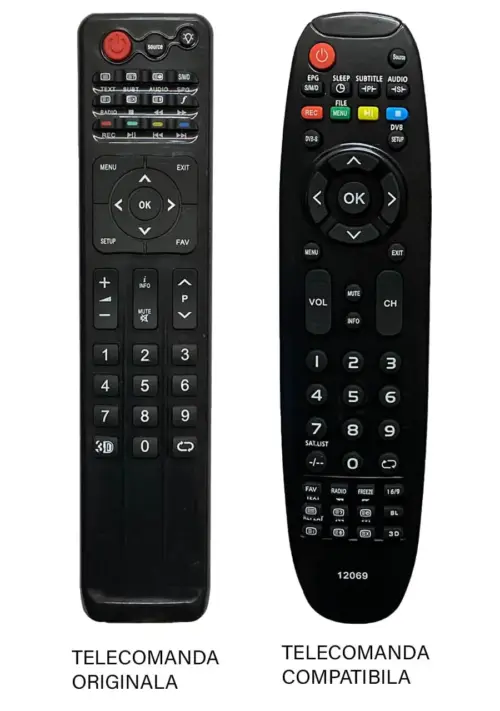 Telecomanda TV Axen AX022L11 compatibil cu originalul cod ER1496 /MFY1486 (23-2)