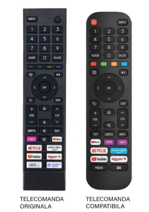 Telecomanda TV Hisense ERF3B80H compatibila cod ER1169-N /MFY1159 (423-2)