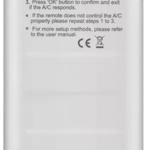 Telecomanda universala pentru aparate de aer conditionat Well Homy cu panou solar