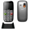 Telefon mobil Gigaset GL390 cu butoane mari argintiu - imagine 3