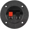 Terminal difuzor 2 poli push rotund 75mm pe panou Goobay