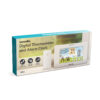 Termometru digital si ceas cu alarma exterior / interior alimentare USB sau 2x AAA alb BEWELLO BW2070 - imagine 4
