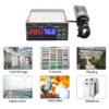 Termostat temperatura si umiditate STC-3028 230V -20 - +80°C EUROKOMP E6137 - imagine 3