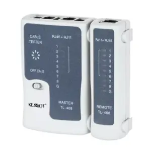 Tester cablu UTP RJ45 8p8c si telefon RJ11 4p4c Rebel