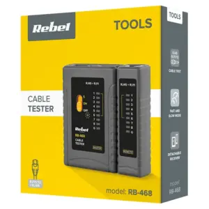 Tester cabluri RJ11 RJ12 RJ45 REBEL RB-468