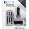 Transmitator Konig FM negru cu telecomanda - imagine 4