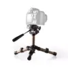 Tripod profesional extensibil aluminiu 22cm capacitate max 1kg argintiu NEDIS - imagine 2