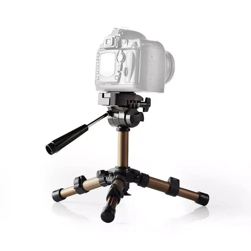 Tripod profesional extensibil aluminiu 22cm capacitate max 1kg argintiu NEDIS