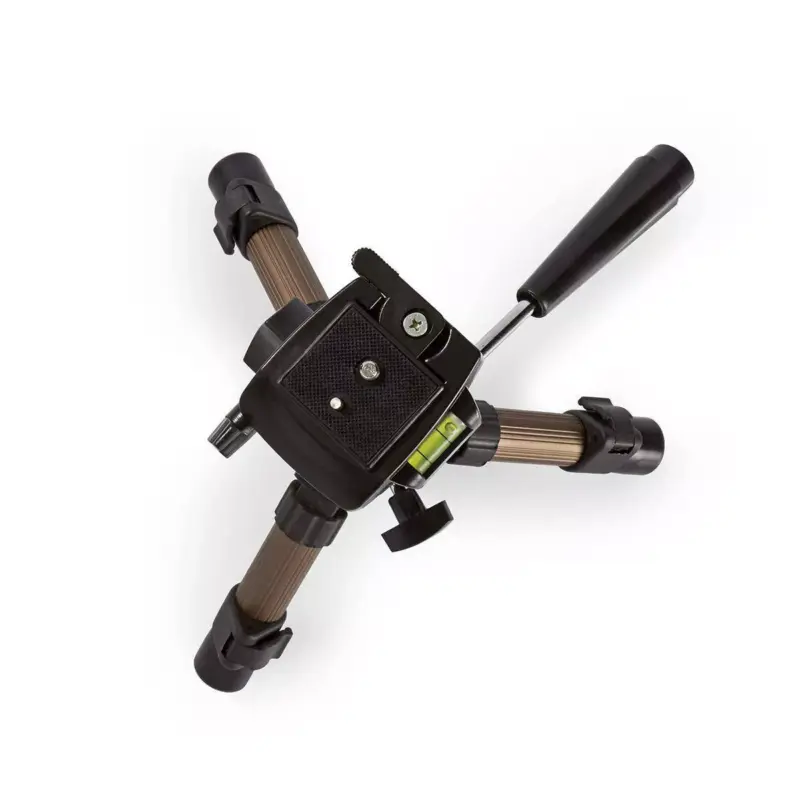 Tripod profesional extensibil aluminiu 22cm capacitate max 1kg argintiu NEDIS