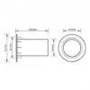 Tub bass reflex 45/75x125mm - imagine 3