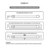Tub LED T8 10W 1200lm 600mm lumina naturala 4000K Modee ML-T8G4000K600-10WA - imagine 2