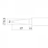 Varf letcon de lipit 28003 2buc 28924N Fahrenheit - imagine 2