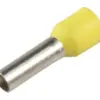 Varf terminal cablu de 6 mm galben