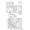 Ventilator 12V 60x60x25mm SUNON 4500RPM 21.7CFM 34dBA - imagine 2