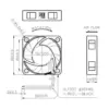 Ventilator 4x4cm 40x40v10mm 5V 3 fire lagar Vapo Sunon - imagine 2