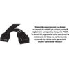 Ventilator ARCTIC P8 PWM PST 4-pin 200-3000 RPM 80x80x25 mm negru ACFAN00150A - imagine 2