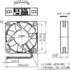 Ventilator DC axial 12VDC 45x45x10mm 15.6m3/h 27dBA 26AWG SUNON EB45101S2-000U-999 - imagine 3