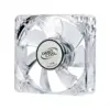 Ventilator Deepcool Xfan 80L/R Clear 80mm LED fan rosii rulmenti Hydro Bearing 1800RPM 12V - imagine 2