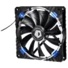 Ventilator ID-Cooling CF-14025-B 140mm 200-1300RPM Concentric Circular iluminare albastra - imagine 2
