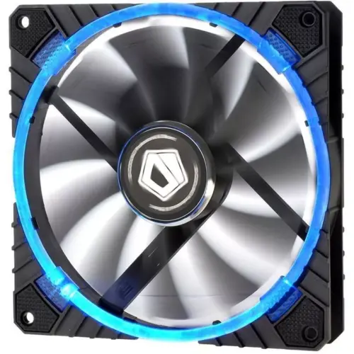 Ventilator ID-Cooling CF-14025-B 140mm 200-1300RPM Concentric Circular iluminare albastra